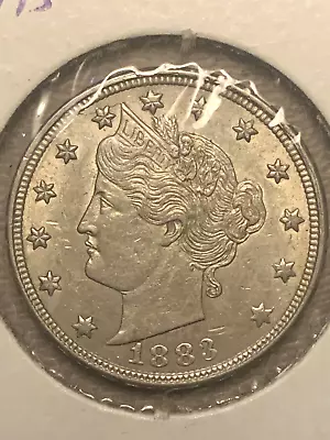 1883-P Liberty  V  Nickel Coin No  Cents  - Great Detail! Full Liberty! Free Shp • $9.99