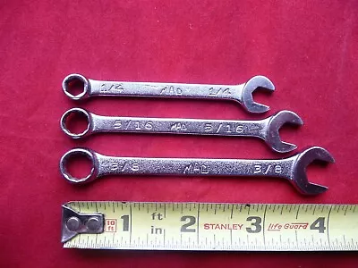 MAC Tools CH8-1/4'' CW10-5/16''  CW12-3/8'' Combination Wrenches • $20