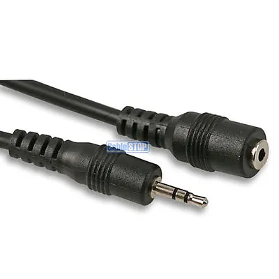 5m Mini 2.5mm STEREO HEADPHONE JACK EXTENSION CABLE Male Plug TO Female Socket • £4.65