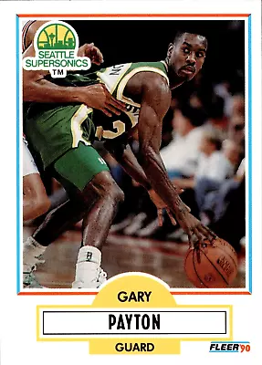 1990-91 Fleer Update Gary Payton U-92 Rookie Supersonics HOF - Free Shipping • $4.50