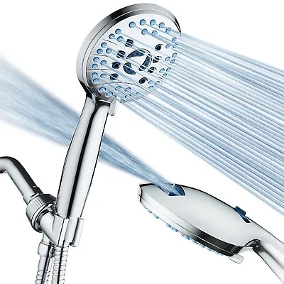 AquaCare AS-SEEN-ON-TV High Pressure 8-mode Handheld Shower Head With 2 Brackets • $39.99