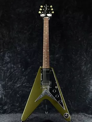 Epiphone By Gibson Flying V Olive Drab Green Electric Guitar Gig Bag • $606.14