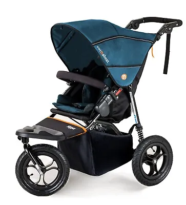 Out N About Nipper Single V5 Pushchair Highland Blue Basket & Raincover 0m-22kg • £445