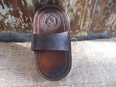 Vintage Ww11 Era-army Calvary Leather Hand Held Horse Grooming Brush #446-solid • $70