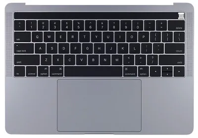 OEM Top Case Palmrest+Keyboard + Battery For 13  MacBook Pro A1706 Space Gray/C • $49.95