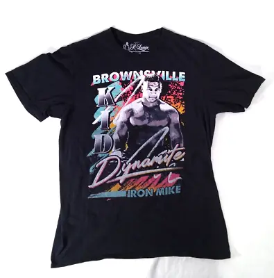 R Lamar Iron Mike Tyson Kid Dynamite Black T-Shirt Men's Small Brownsville • $19.99