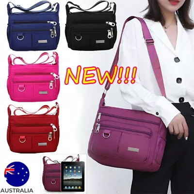 $22.99 • Buy Travel Multi Pocket Shoulder Bag Cross Body Bags Ladies Handbag Messenger Bags