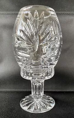 £20 • Buy Royal Doulton Keswick Hurricane Lamp Fine Lead Crystal Tea Light Candle Holder