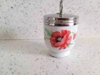 Royal Worcester Single Size Egg Coddler Poppy And Daisy Design • £6.99