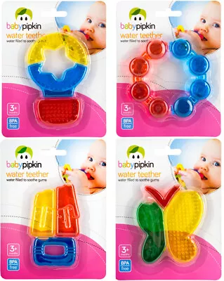 Baby Teether Water Filled Teething Ring BPA Free Soothe Sore Gums Boys Girls 3m+ • £2.99