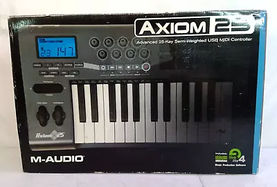 M-Audio Axiom 25 Advanced 25-Key Semi-Weighted USB MIDI Controller In Box • $129.99