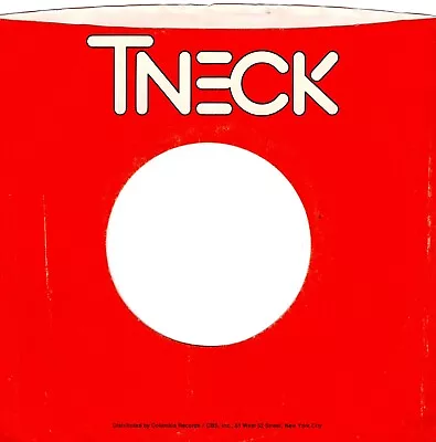 T-NECK ORIGINAL Company Sleeve For 45 Rpm 7inch Record 60's Vintage • £1.50