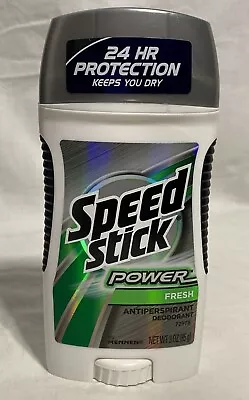 Vtg. Mennen Speed Stick Power Fresh 24 Hr. Men's #72978 3oz. • $8.90