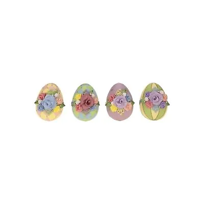 Mark Roberts Spring 2024 Decorated Eggs Assortment Of 4 - 4 Inches • $116