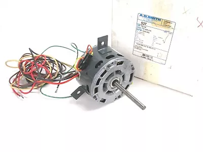 A.o. Smith 1/5-1/6 Hp Electric Fan Motor 1050-850 Rpm 208-230v #537 • $127.99