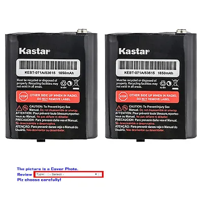 Kastar 1650mAh Ni-MH Battery For Motorola 53615 TalkAbout T8500 TalkAbout T9500 • $21.89
