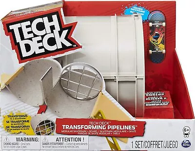 Tech Deck Modular Transforming Pipelines With 1 Fingerboard New • $39.99