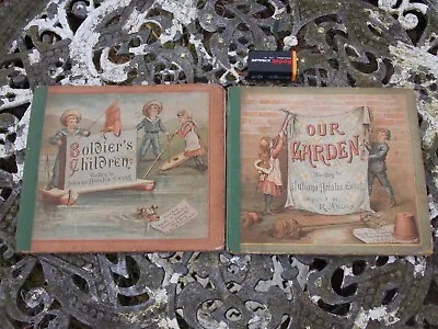 £80 • Buy 2 X Antique Children's Illustrated Books By Juliana Horatia Ewing 1880's