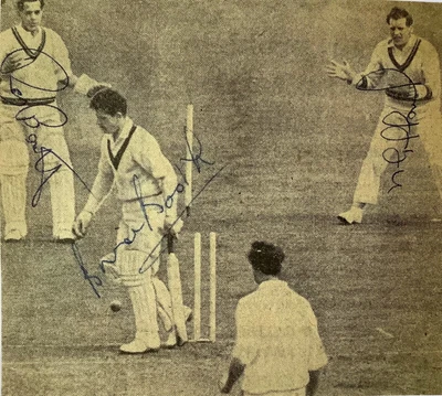 £2.49 • Buy Australia Worcestershire 1960s Signed X3 Brian Booth Roy Booth Norman Gifford