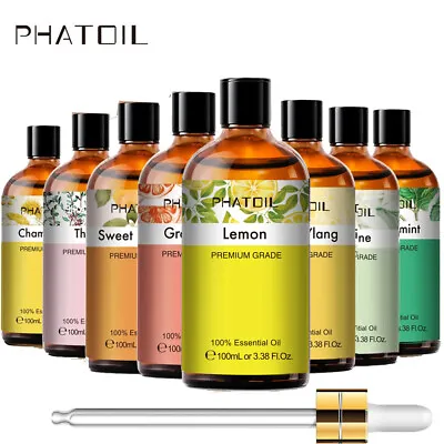 100ML Aromatherapy Essential Oils(Pure Natural Undiluted) Fragrance Diffuser Oil • £11.69