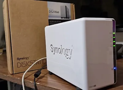 £95 • Buy Synology DS216se White 2-Bay Desktop NAS Enclosure