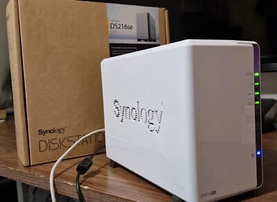 £95 • Buy Synology DS216se White 2-Bay Desktop NAS Enclosure
