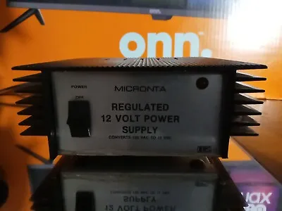 Micronta Regulated 12 Volt Power Supply Converts 120V AC To12v DC 2.5AMP GH100 • $43