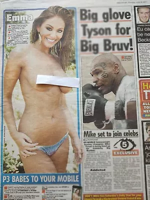 Daily Star Page 3 Girl Emma Frain. 30/06/11 • £2