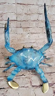 Life Size Crab Lobster Restaurant Bar Decor Special Patina Bronze Sculpture Deal • £130.47