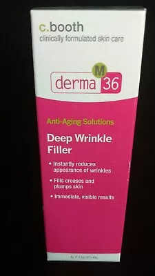 C.booth Derma 36 M Anti Aging Solutions Deep Wrinkle Filler 21 Ml .7 Oz • $13.99