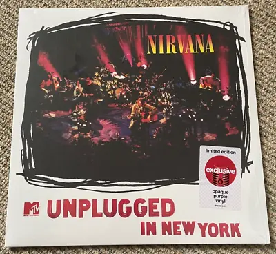Nirvana - Unplugged In New York - USA Target Purple Vinyl LP NEW & SEALED • $87.09
