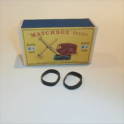 Matchbox Major Pack 4 A Ruston Bucyrus Excavator Repro Box With Black Tracks • $23.99