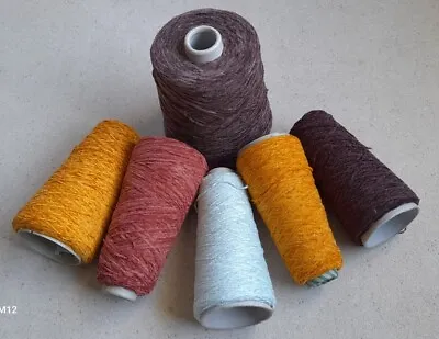 Chenille Yarn Job Lot 1140g Total Yeoman Yarns Machine Knitting Crafts • £15
