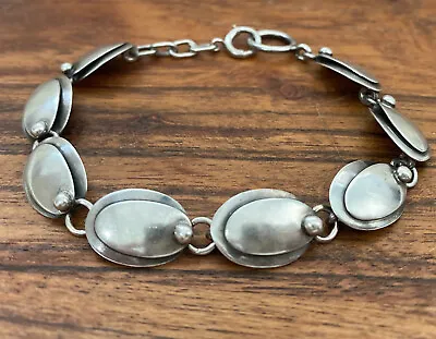Vintage Denmark COF Sterling Silver 7.5   Bracelet Signed. Lot # 107-73 • $69.99