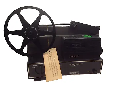 Working Vintage Hanimex 808D Silent Movie Film Projector 8mm Standard / Super • $20