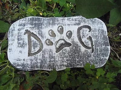 Dog Paw Print Plaster Concrete Mould 8  X 4.5  X .75  Thick • $21