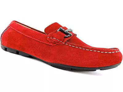 Alfani Men's James Suede Drivers With Bit Red Size 8 M • $40