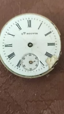 Boutte (Henry Moser)Gold Pocket Watch Movement 28 Mm Working • $70