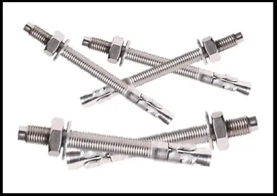 Concrete Thru Bolts Fixings Stainless Steel Throughbolt Anchors A4 316 Marine • £567.48