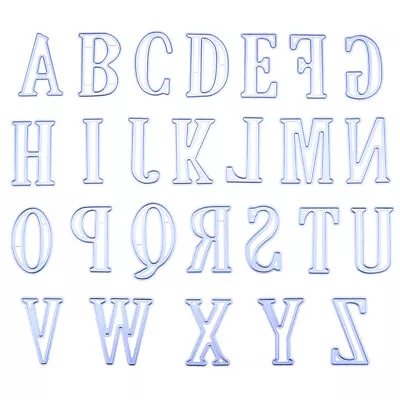 5CM Large Alphabet Letters Cutting Dies Stencils Metal For DIY Scrapbooking A HK • $24.46