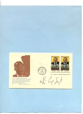 Rare REV AL SHARPTON  Hand Signed MARTIN LUTHER KING First Day Cover GREAT PRICE • $24.44