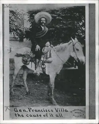 1968 Press Photo General Francisco  Pancho  Villa Mexican Revolutionary Symbol • $19.99