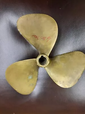 Vintage Grand Rapids Michigan 3 Blade Solid Brass Propeller • $70