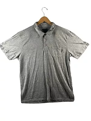 ONeill Mens Shirt Polo Collared Size XL Short Sleeve Gray Heather Soft Cotton • $7.99