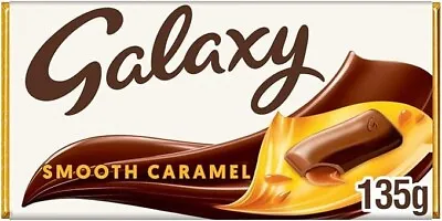 Galaxy Smooth Caramel & Milk Chocolate Bar 135g • £2.03