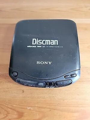 Sony Discman D-131 Mega Bass 1994 Vintage CD Player Tested Works! • $19.99