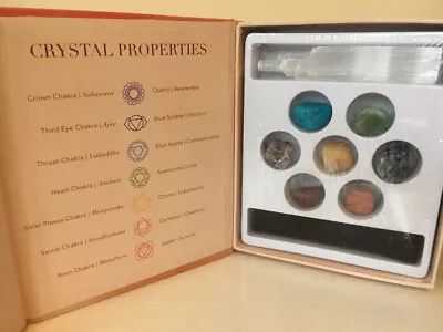 Crystal Chakra Healing Crystals Reiki Stone Natural Tumblestones Box Set • £8.99