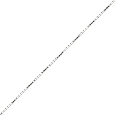 Box Chain 14K Solid White Gold 0.6-2.5mm Men Women Necklace Chain Italy 16 -30  • $117.60