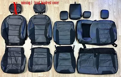 2022 Oem Ford F150 Raptor New Take Off Leather Seat Covers Black Fits 2021-2023 • $229.99