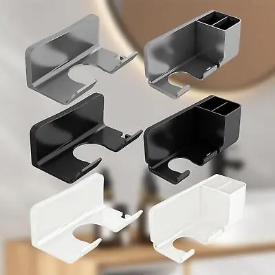 Hair Dryer Holder Wall Mounted Bathroom Hair Blow Dryer Rack Storage Organizer • £5.90